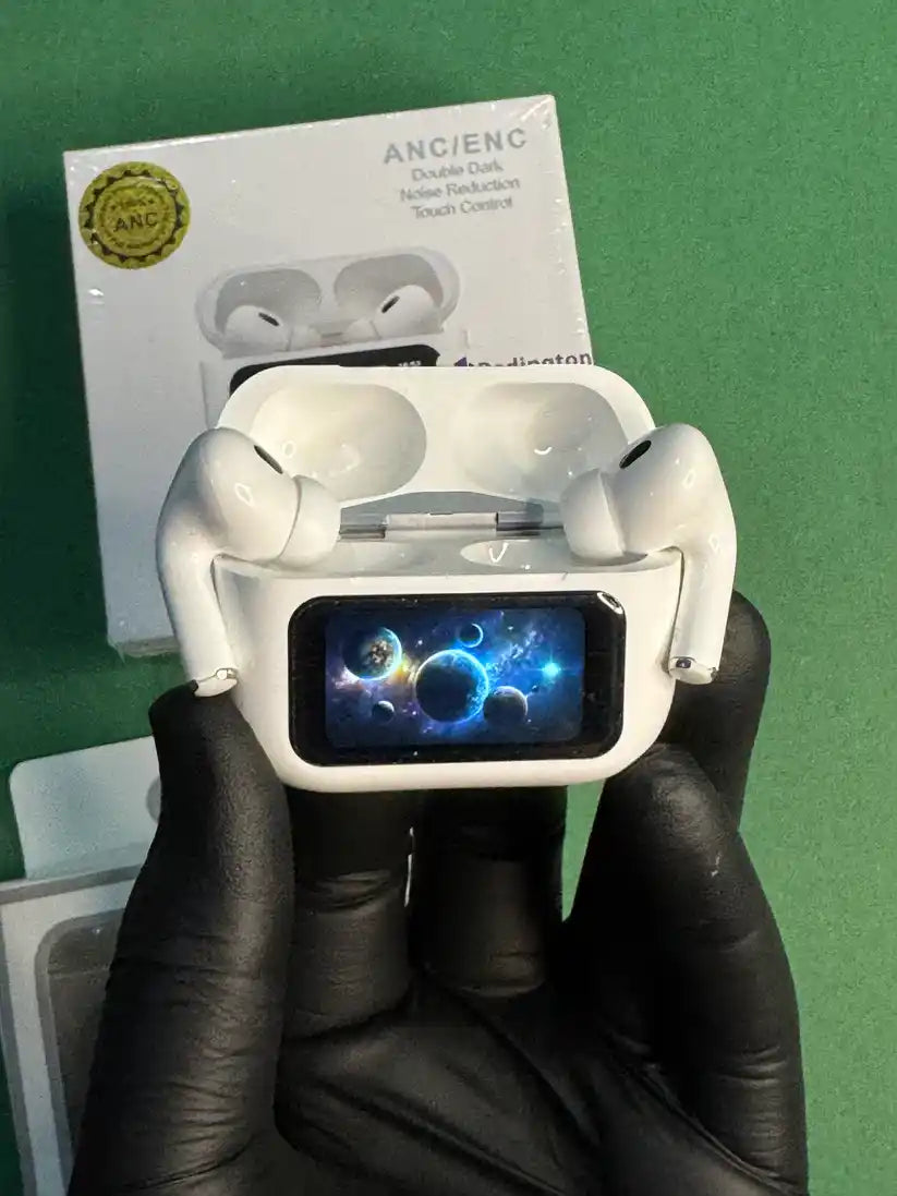 LED SCREEN WIRELESS EARBUDS [ANC] + FREE SILICON CASE!